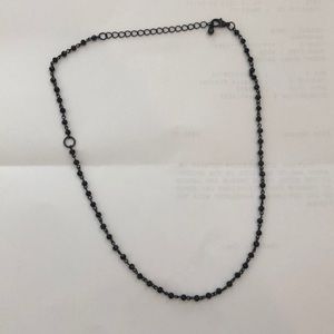 Black chain choker